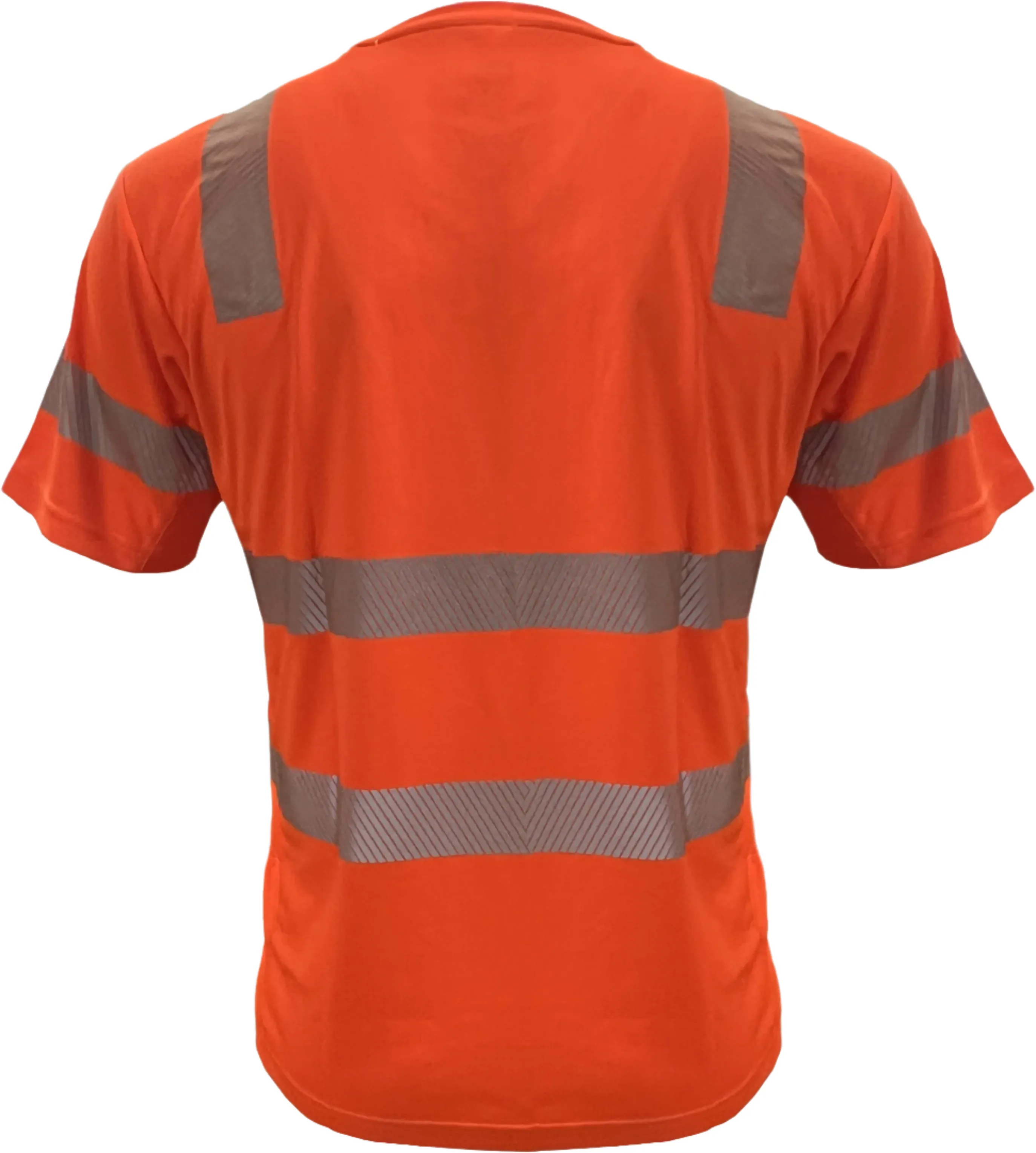 104CMPS-OR Hi-Vis Coolmax Safety Short Sleeve T-shirt with Pocket