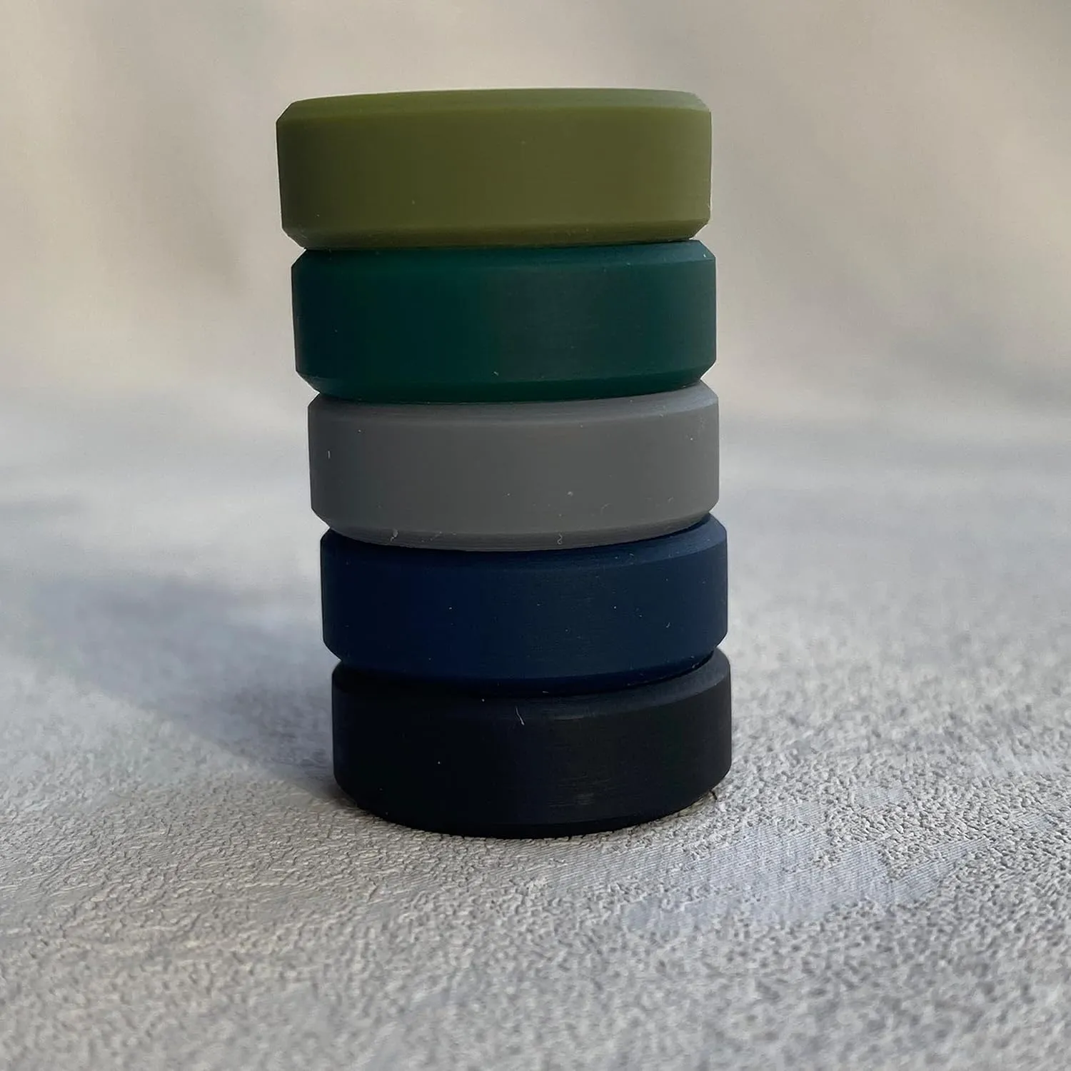 11 Colors Set-Custom Logo Text Silicone Rings 8mm Breathable Rubber Bevel Edges Rings Wedding Band,Christian Cross Rings/Freemason Compass Symbol Masonic Rings