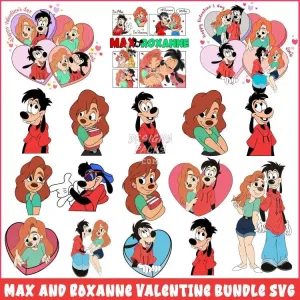 11 Max and Roxanne Valentine Designs Bundle PNG