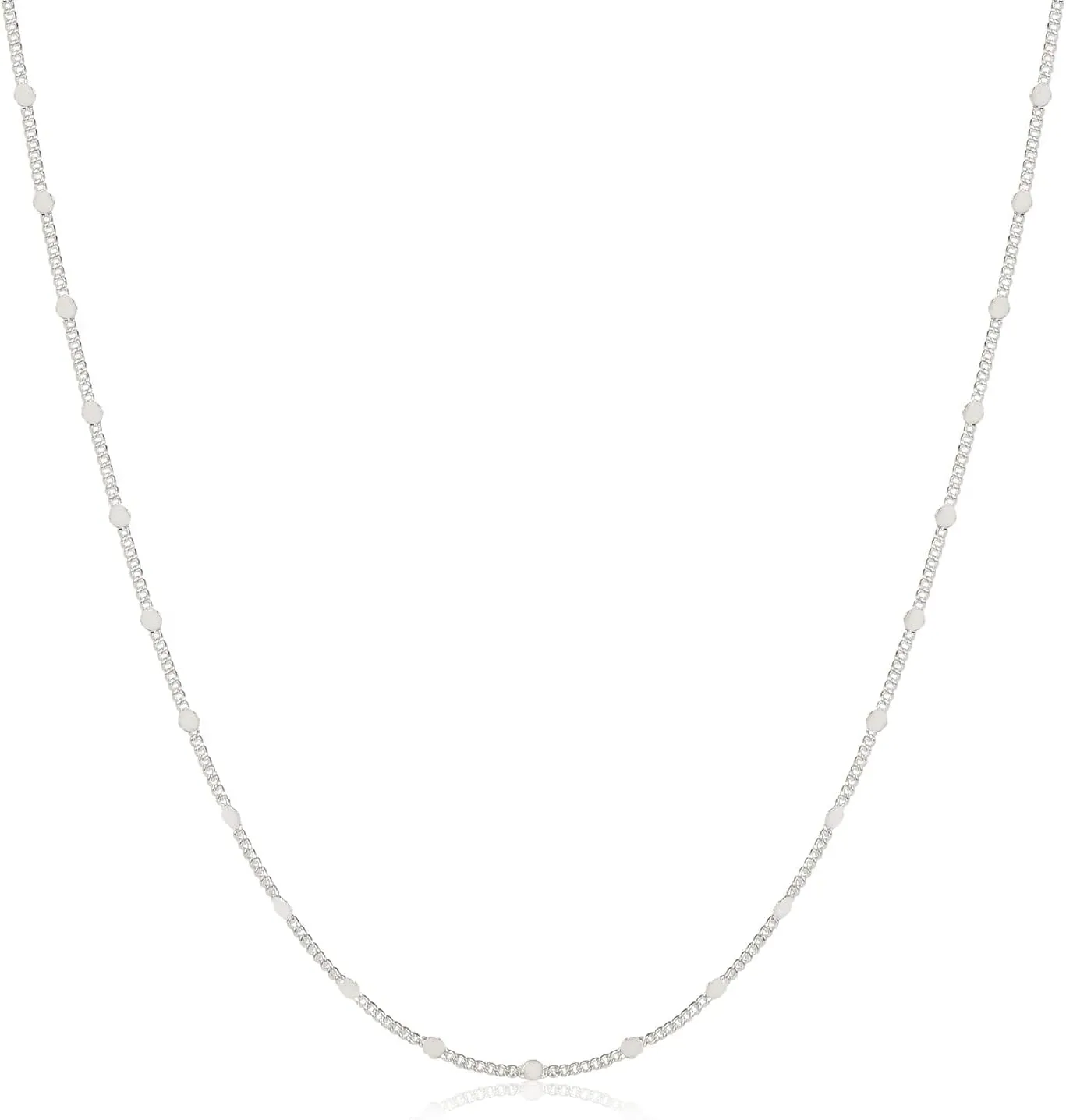 14K Gold Plated Choker Necklace for Women Dainty Coin Chain Chokers Simple Lighting Bolt Fishbone Necklaces Everyday Jewelry Gifts