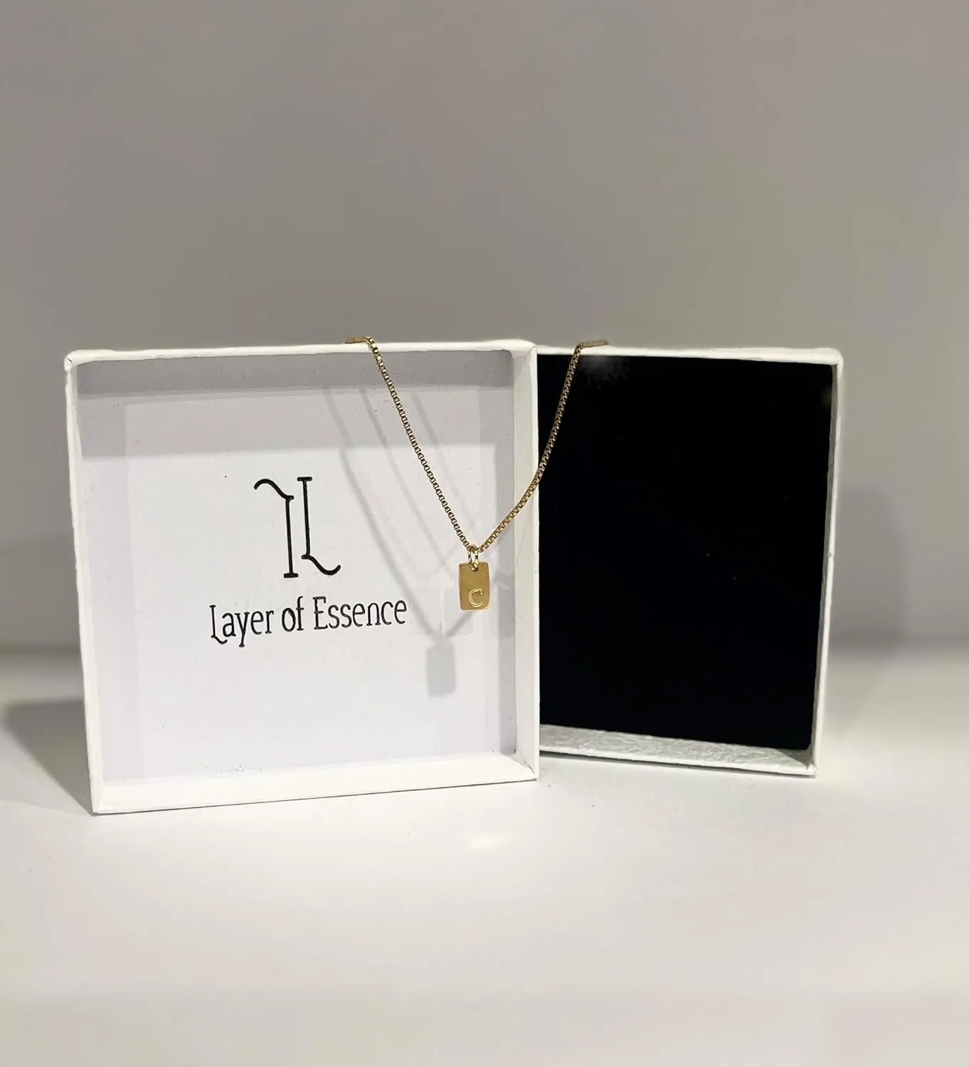 18K Gold Plated Stainless Steel Initial Necklace - Letter Necklace - Dainty Initial Necklaces for Women - Stylish Gold Plated Letter Necklace for Women - Mothers Day Gifts