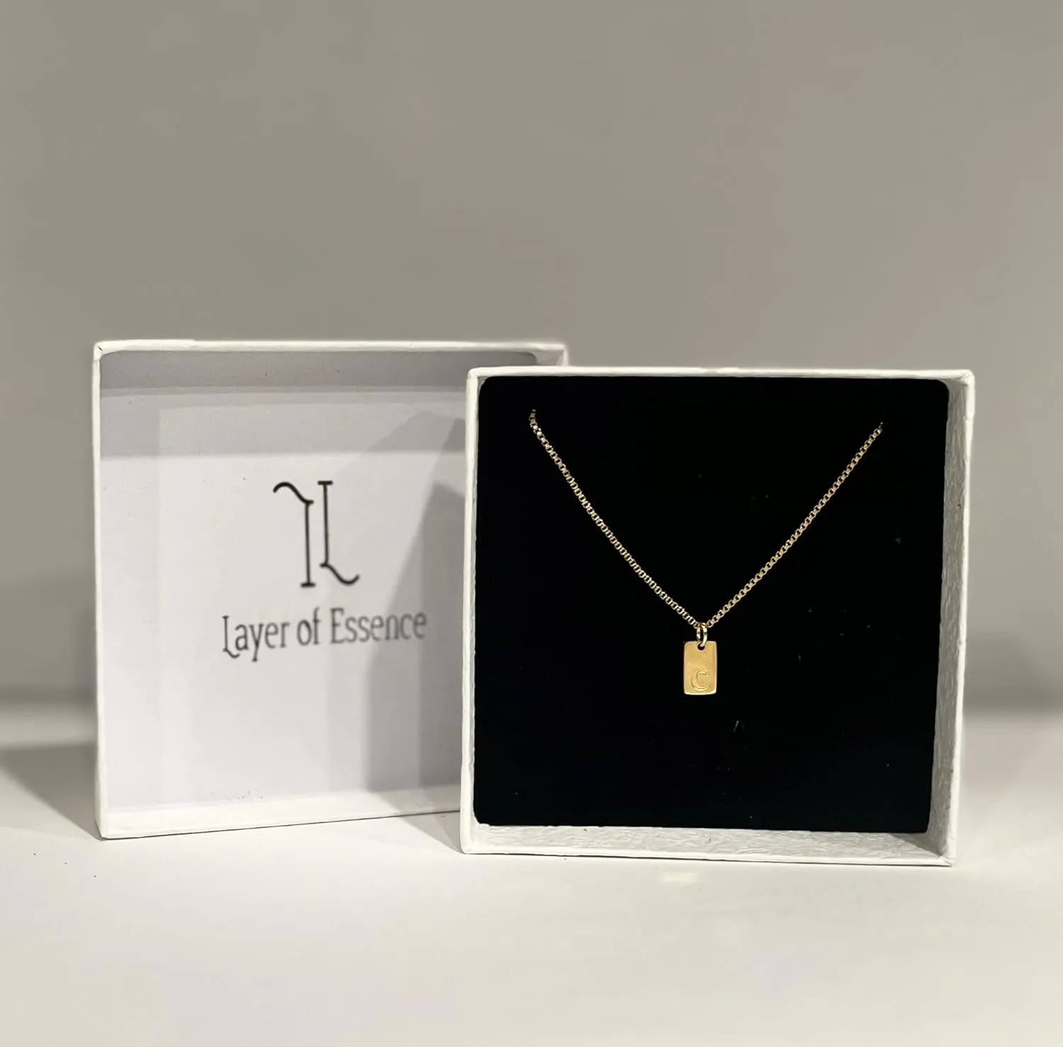 18K Gold Plated Stainless Steel Initial Necklace - Letter Necklace - Dainty Initial Necklaces for Women - Stylish Gold Plated Letter Necklace for Women - Mothers Day Gifts