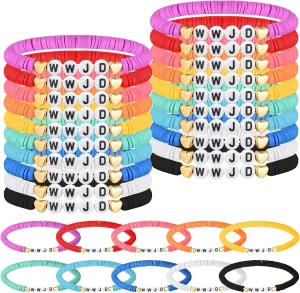 30 Pcs Jesus Bracelets Friendship WWJD Bracelets Bulk Religious Christian Wristbands for Kids First Communion Day