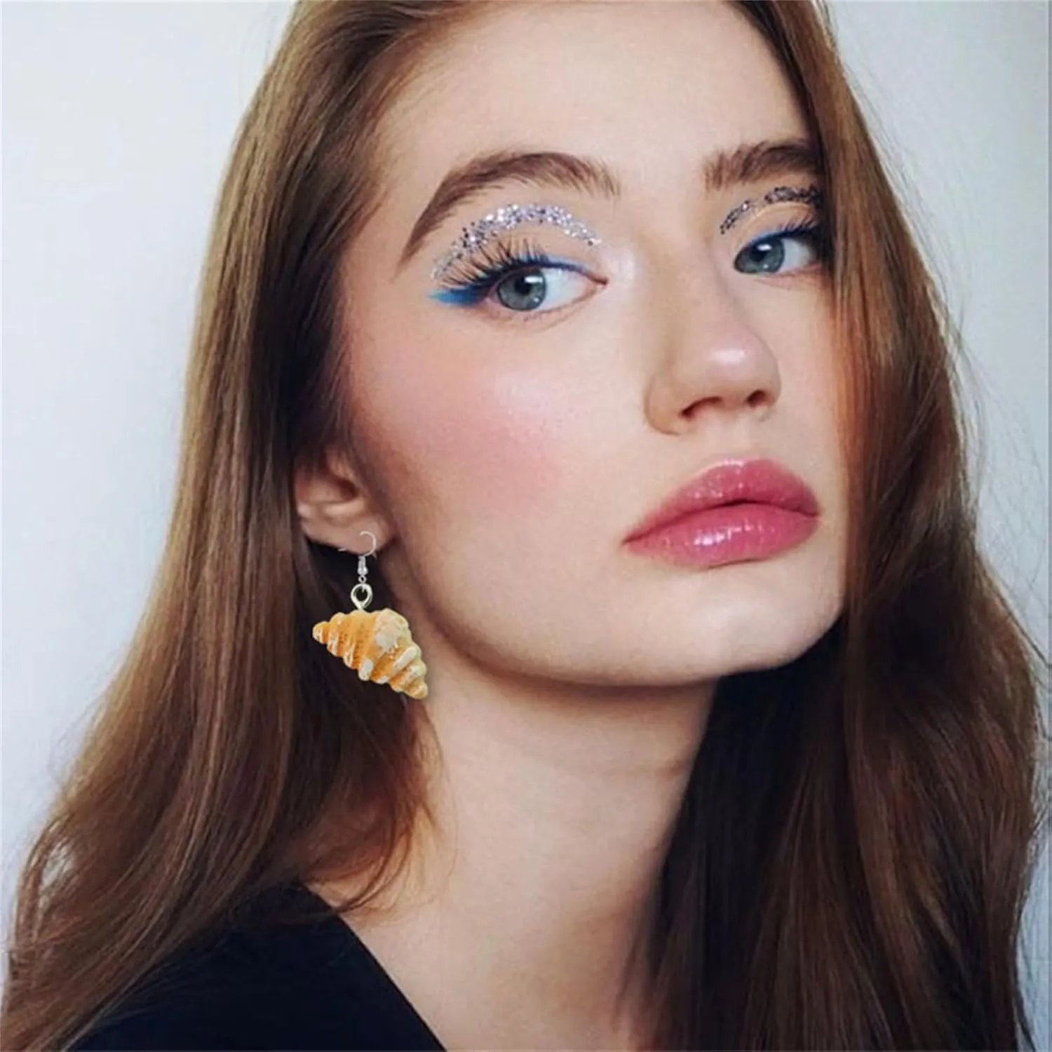 3D 6 Pairs Food Earrings Set for Women Creative Resin Simulation Bread cake Drop Earrings Handmade Funny Kawaii Chic Donut Statement Dangle Earrings Jewelry Gifts