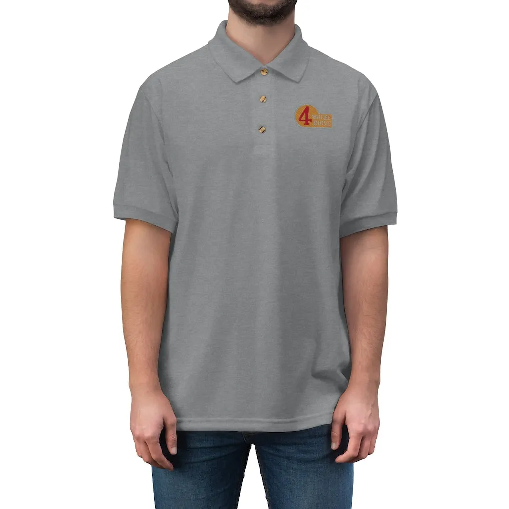 4 Wheel Drive FJ40 - Embroidered Polo Shirt by Reefmonkey