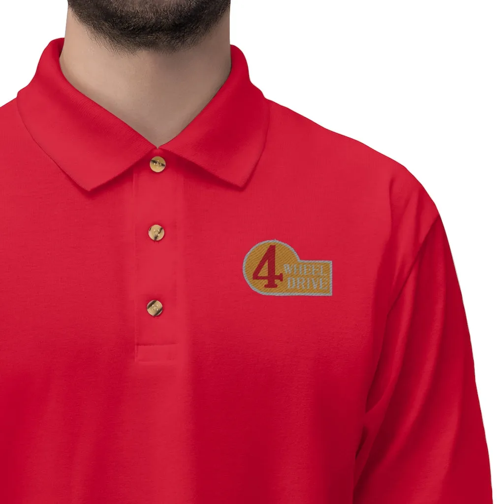4 Wheel Drive FJ40 - Embroidered Polo Shirt by Reefmonkey