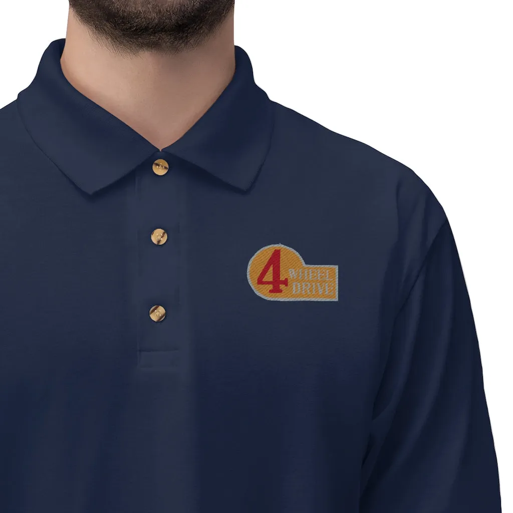 4 Wheel Drive FJ40 - Embroidered Polo Shirt by Reefmonkey