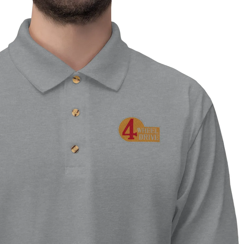 4 Wheel Drive FJ40 - Embroidered Polo Shirt by Reefmonkey