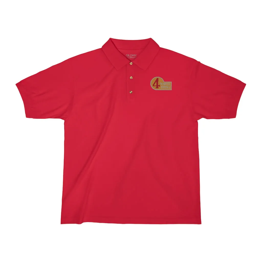 4 Wheel Drive FJ40 - Embroidered Polo Shirt by Reefmonkey