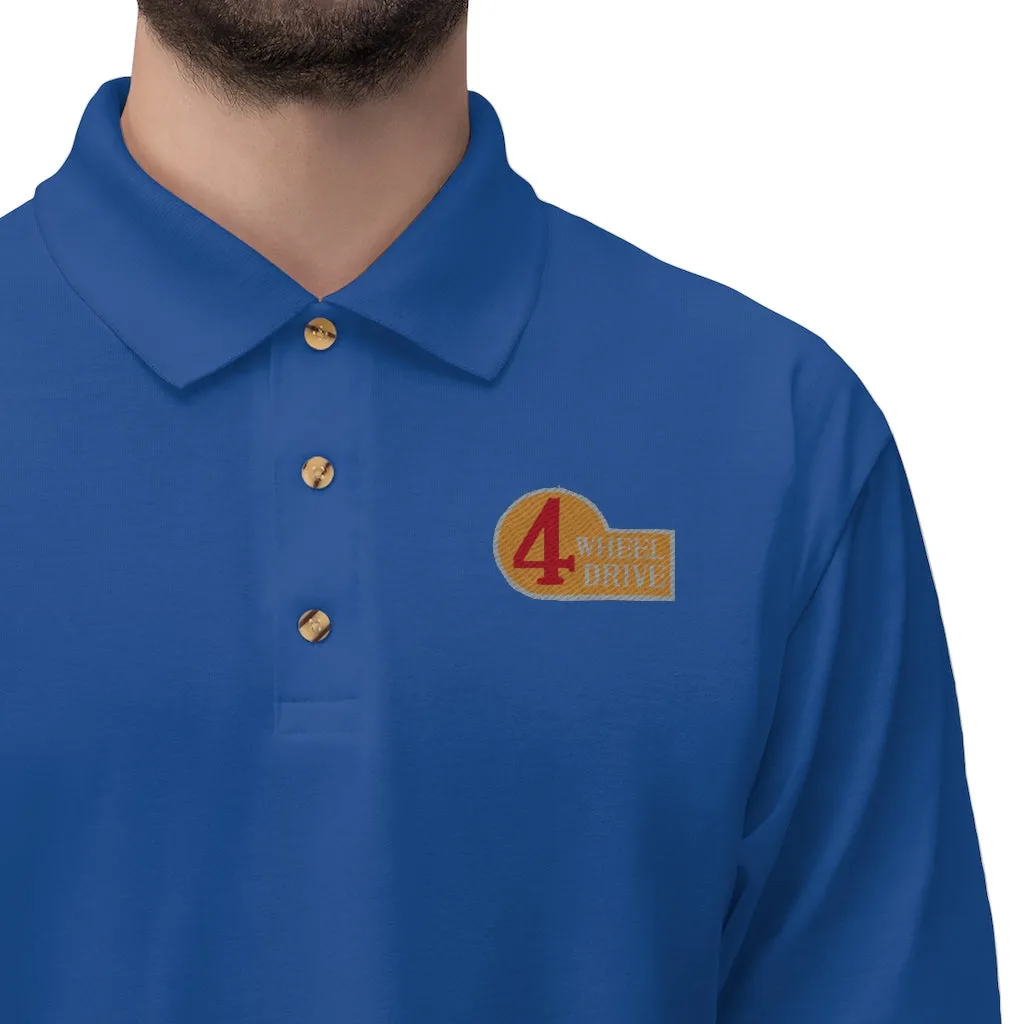 4 Wheel Drive FJ40 - Embroidered Polo Shirt by Reefmonkey