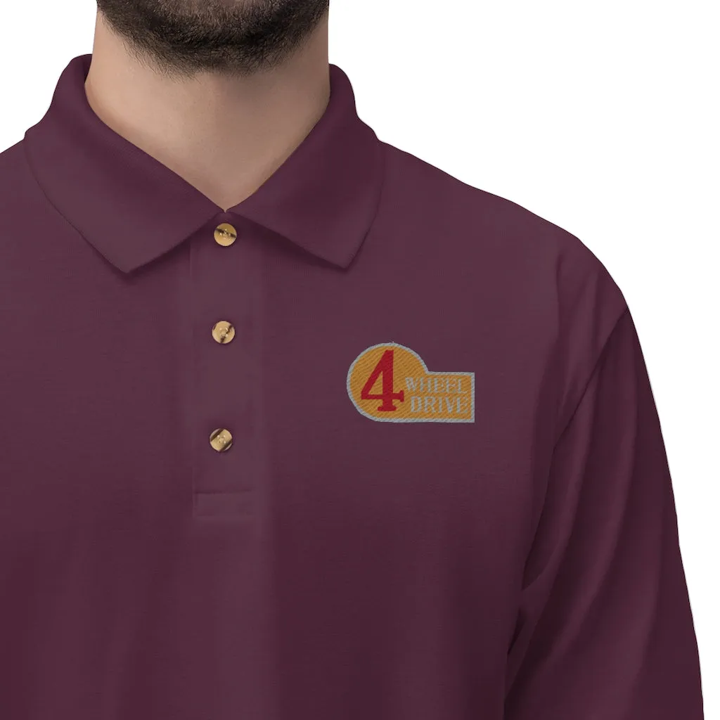 4 Wheel Drive FJ40 - Embroidered Polo Shirt by Reefmonkey
