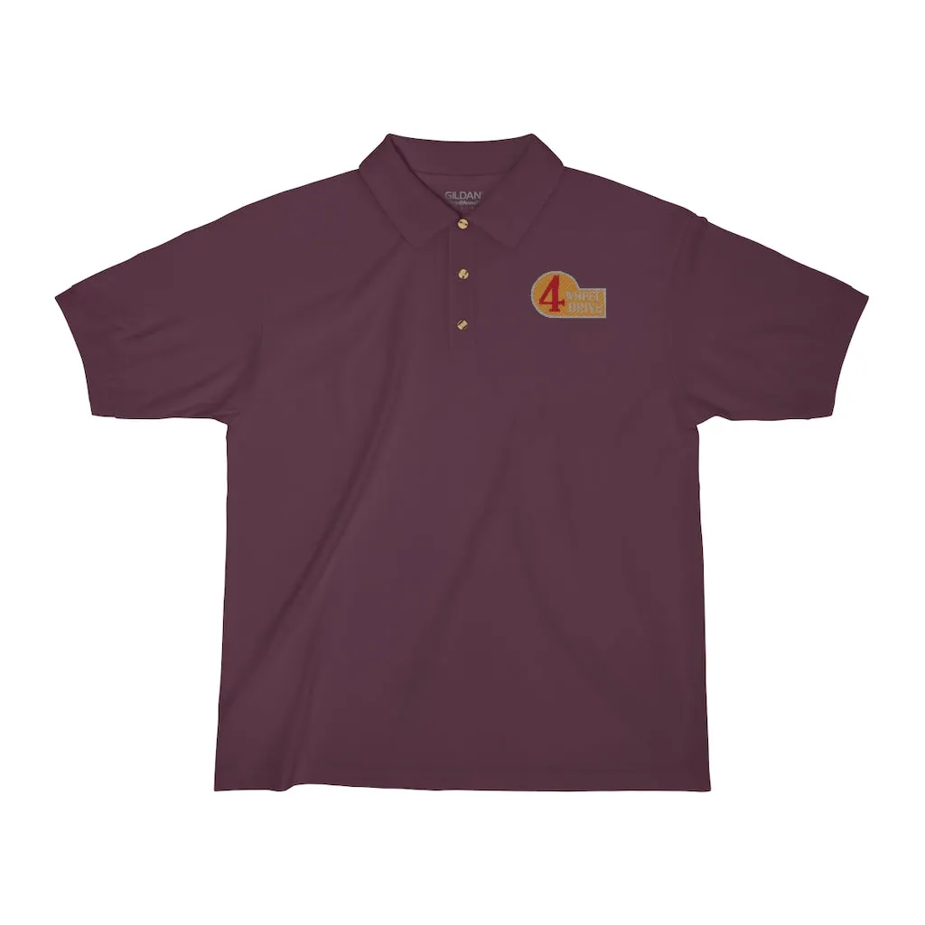 4 Wheel Drive FJ40 - Embroidered Polo Shirt by Reefmonkey