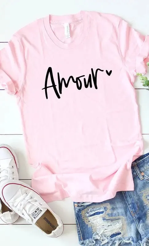 Amour Valentines Graphic Tee