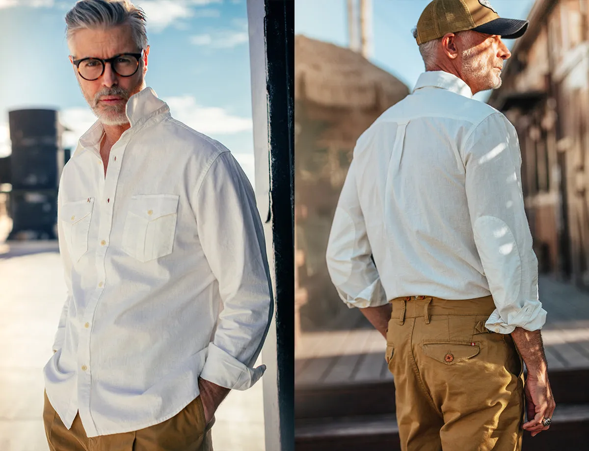 &SONS Coast Long Sleeve Shirt Off-White