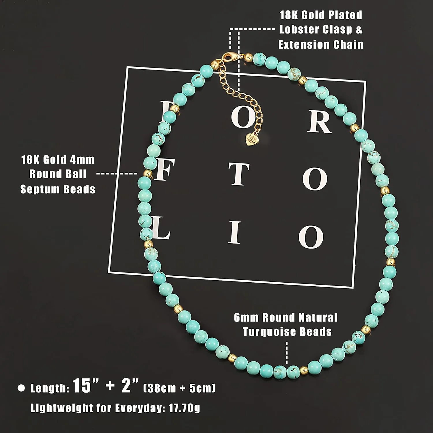 Aobei Pearl Gemstone Beaded Choker Necklace for Women Boho Turquoise/Cultured Freshwater Pearls/Garnet/Amazonite Jewelry