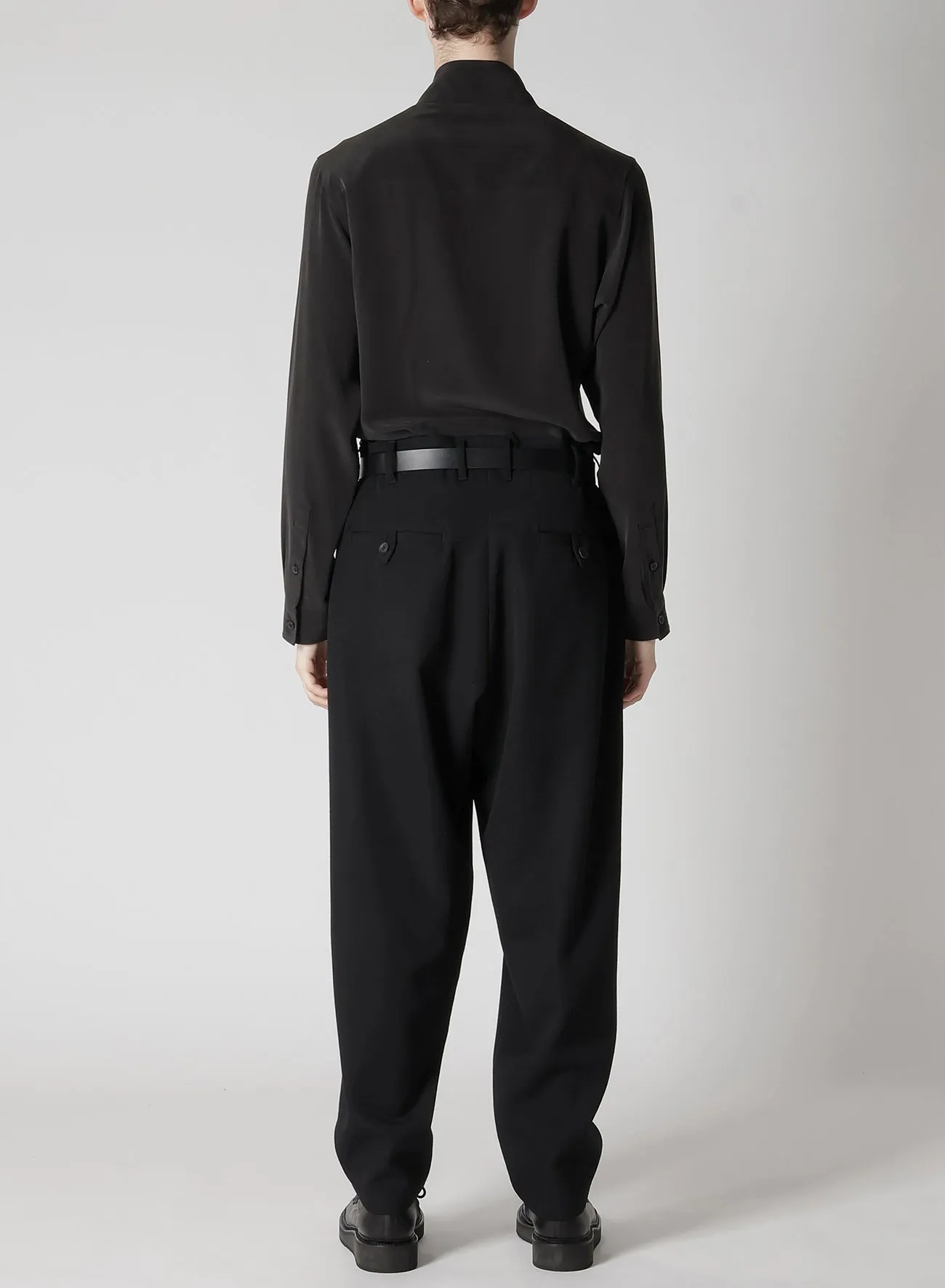 ARMY GABARDINE BACK LOOP TAB PANTS
