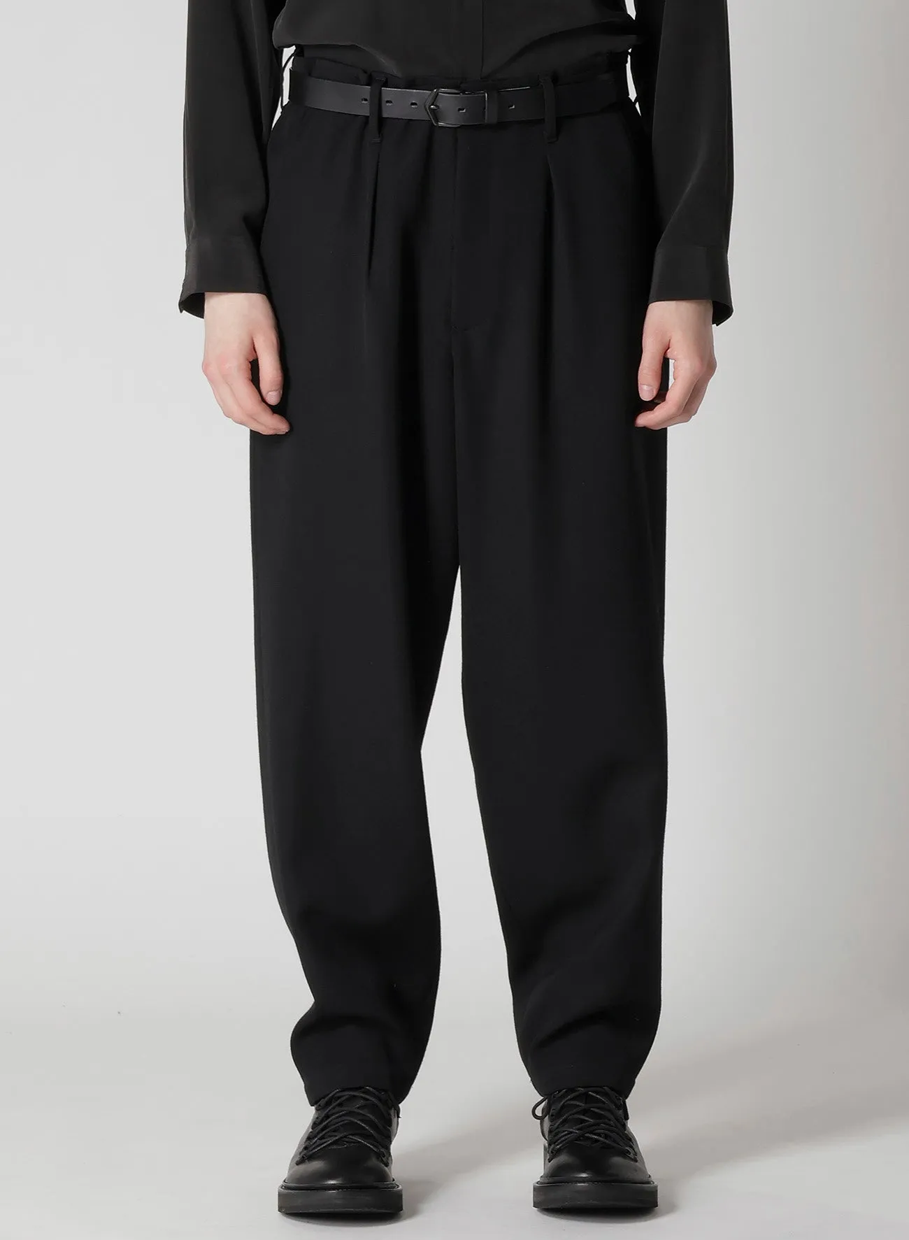 ARMY GABARDINE BACK LOOP TAB PANTS