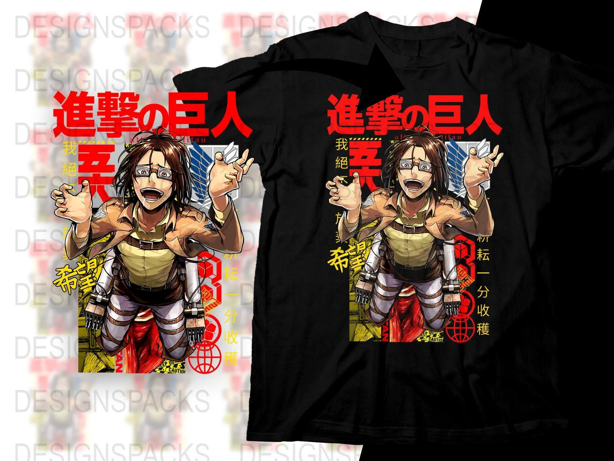 Attack on Titan Hange Zoë Exclusive Png Digital Download
