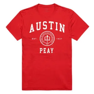 Austin Peay State University Governors NCAA Seal Tee T-Shirt Red