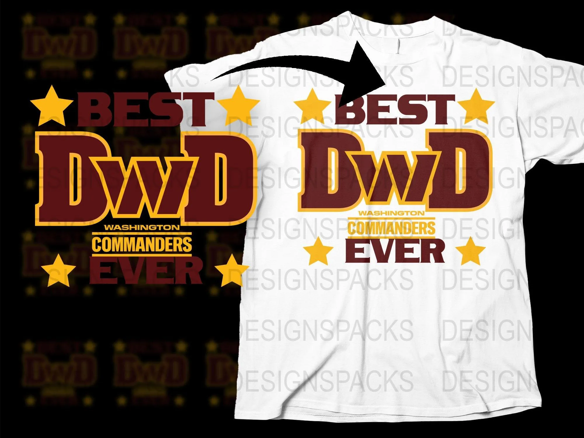 Best DWD Washington Commanders Ever Png Digital Download