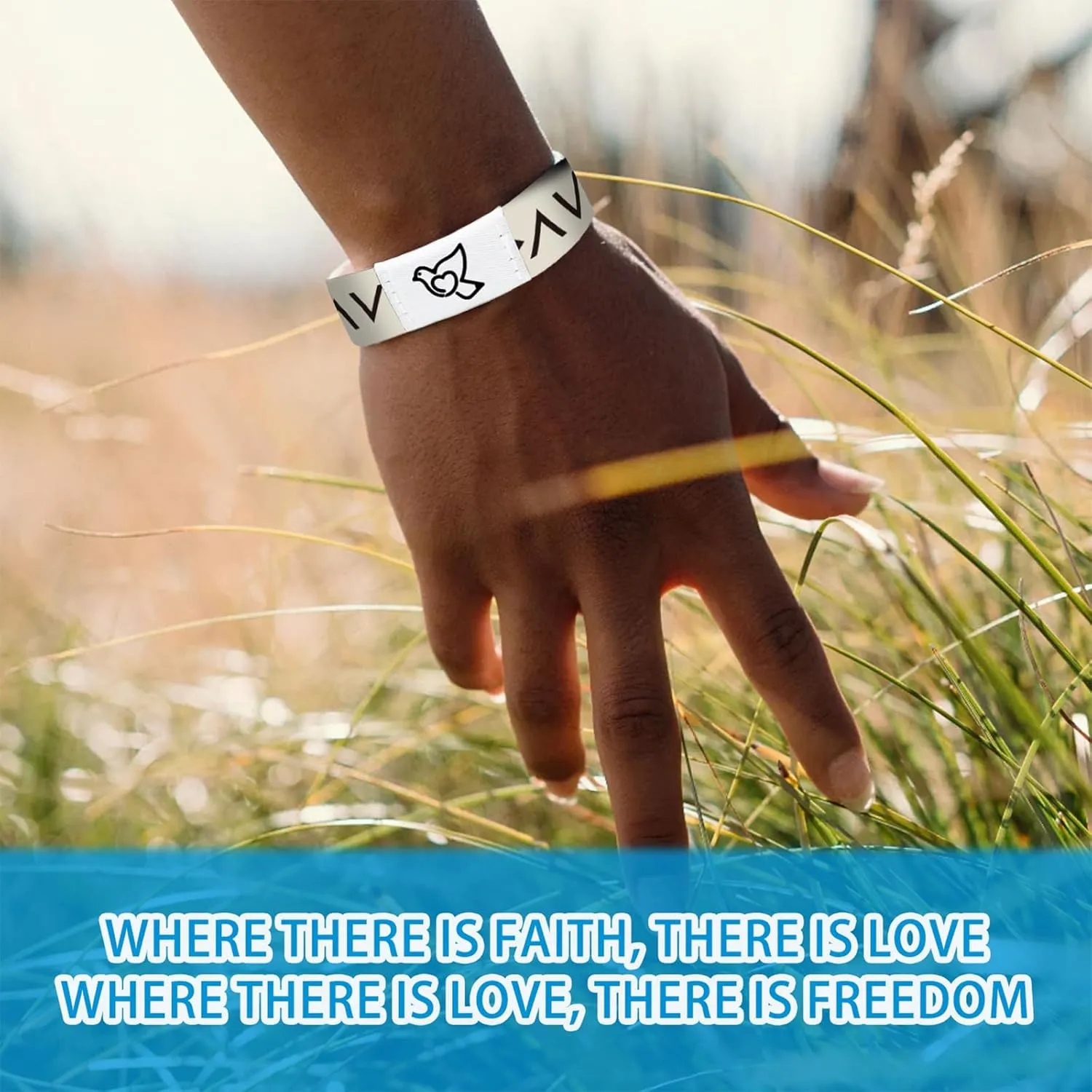 Bible Verse Bracelets for Women & Men with NFC Technology - Inspirational Christian Jewelry Gifts, Engraved Scripture Cuff for Baptism/Wedding/Bible Study