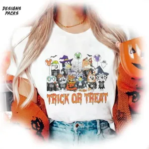 Bluey Halloween Costume Horror Halloween Bluey Halloween PNG Design