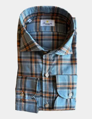 Bold Plaid Sportshirt | Blue Mix