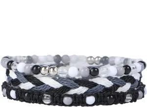 Braided Stretch Friendship Bracelets Set Stackable Woven String Adjustable 3 Pcs Bracelets Friendship Jewelry for Women