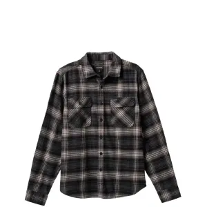 Brixton Bowery Lightweight Ultra Flannel, charcoal/black