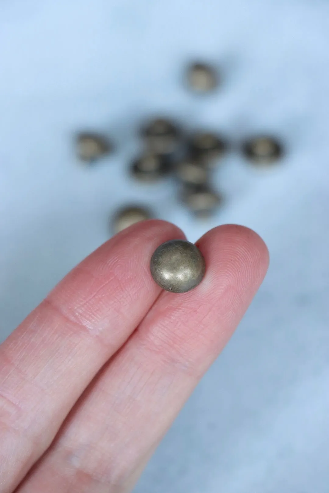 Bronze 3/8" Shank Buttons | Pack of 10