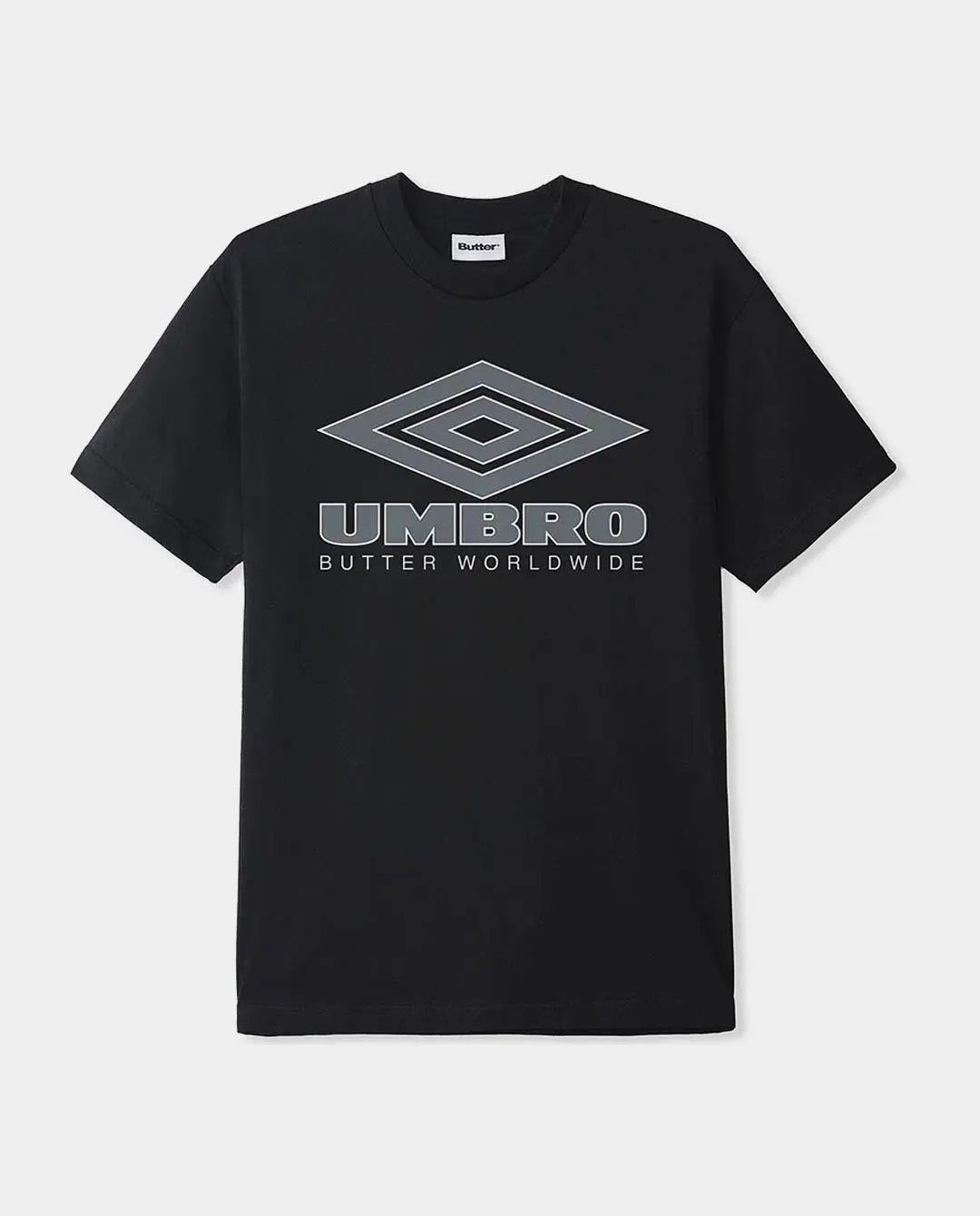 Butter Goods x Umbro - Diamond Logo T-Shirt - Black