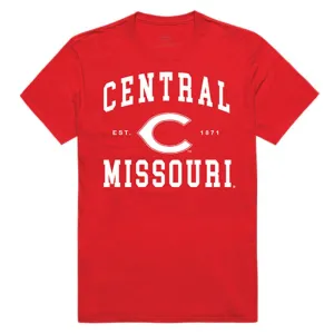 Central Missouri University of Mules NCAA Seal Tee T-Shirt Red