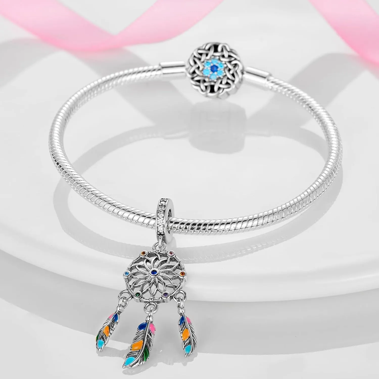 Charms for Pandora Bracelets 925 Sterling Silver Heart Charms for Bracelets Charms Original Charm for Women Silver Bracelet Charms