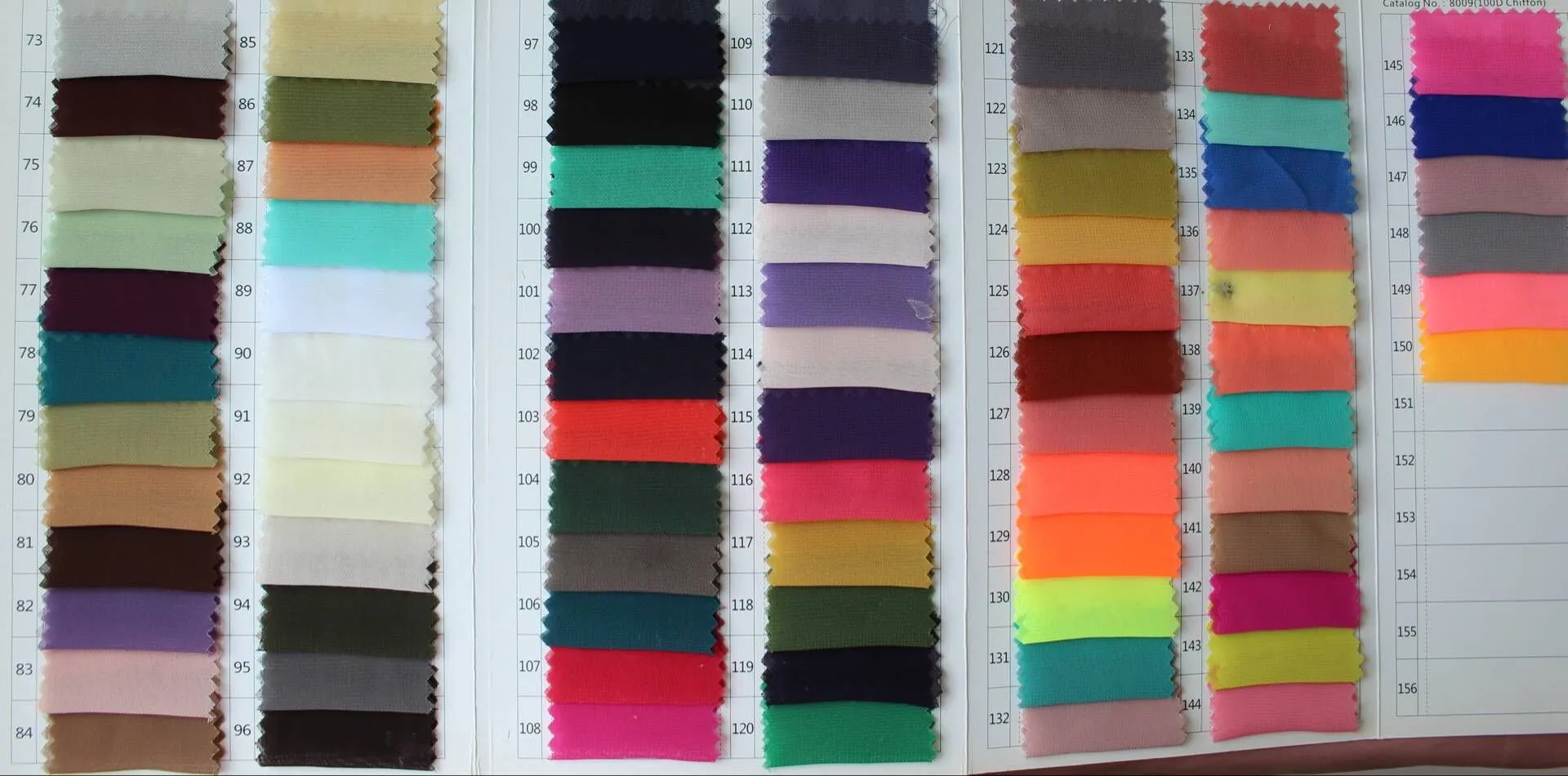 Chiffon Color Swatch