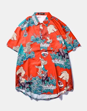 Chinese Dragon Red Shirt