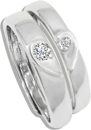 CJIAYUJEW Matching Rings for Couples Silver Matching Heart Promise Rings Sets I Love You Engagement Wedding Ring for Him and Her Adjustable Heart Rhinestone Matching Rings Valentines Day Gifts