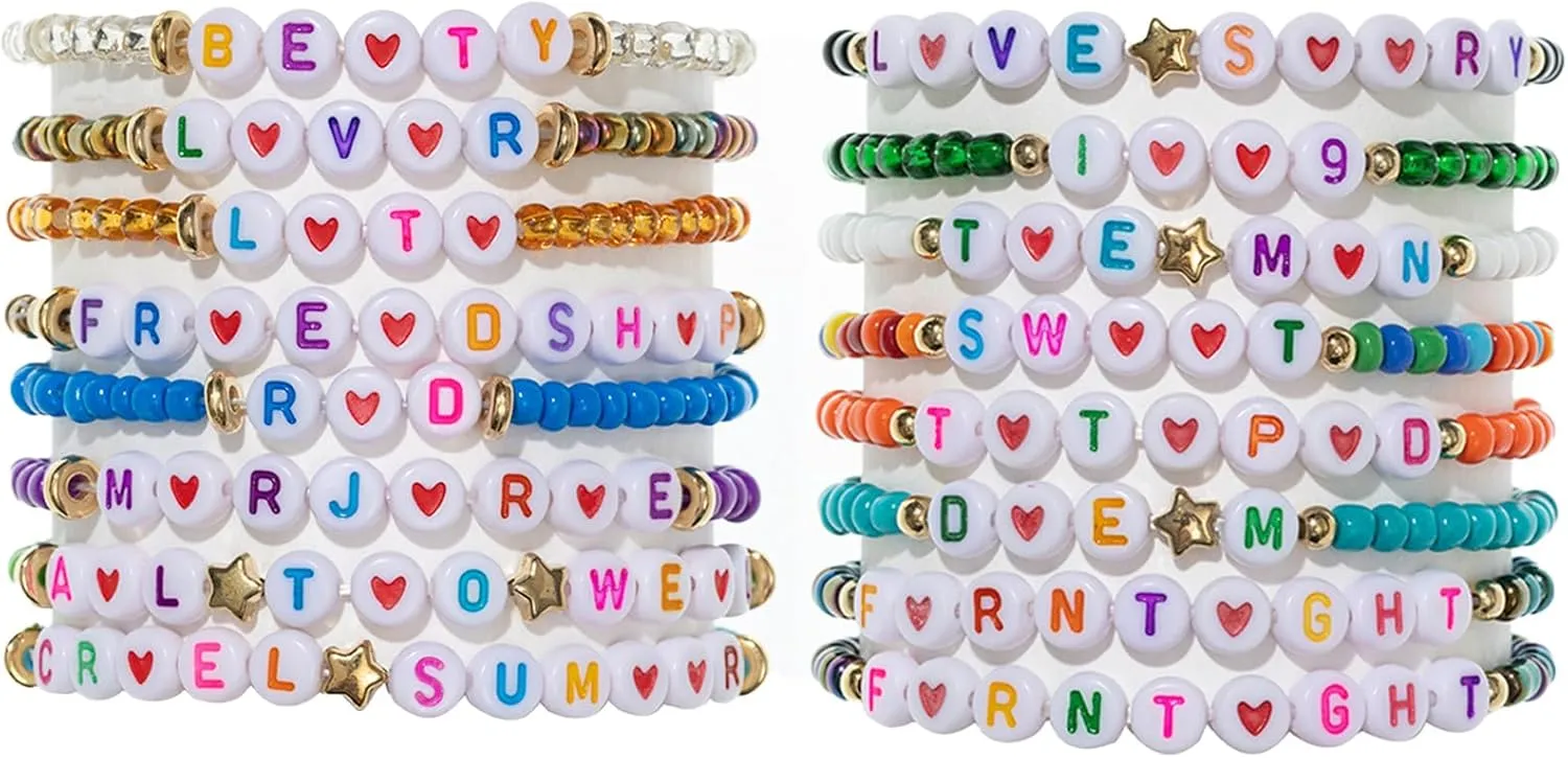 Clay Beaded Friendship Bracelets for Women
