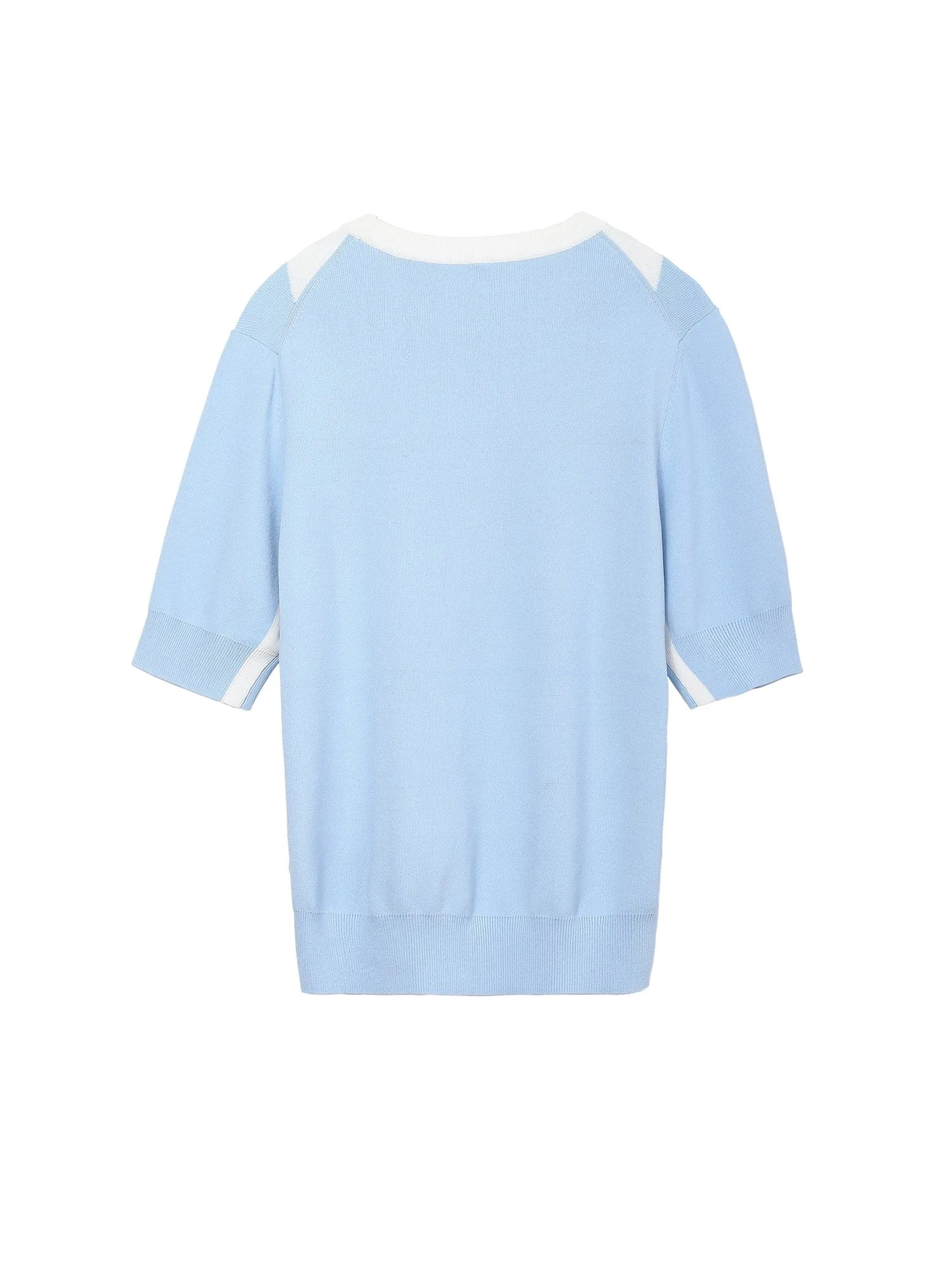 Color Block Top Blouse