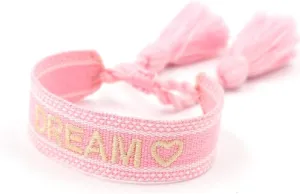 COLORFUL BLING Woven Friendship Wrap Embroidery Bracelets  LOVE Knitted Word Adjustable Rope Braided Bracelets for Women Gift