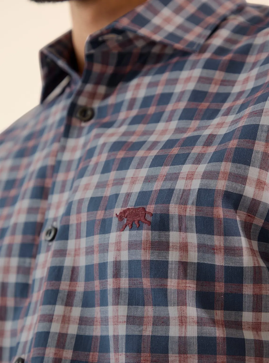 Cool Crimson Grid Shirt