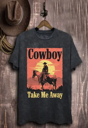 Cowboy Take Me Away Graphic Top