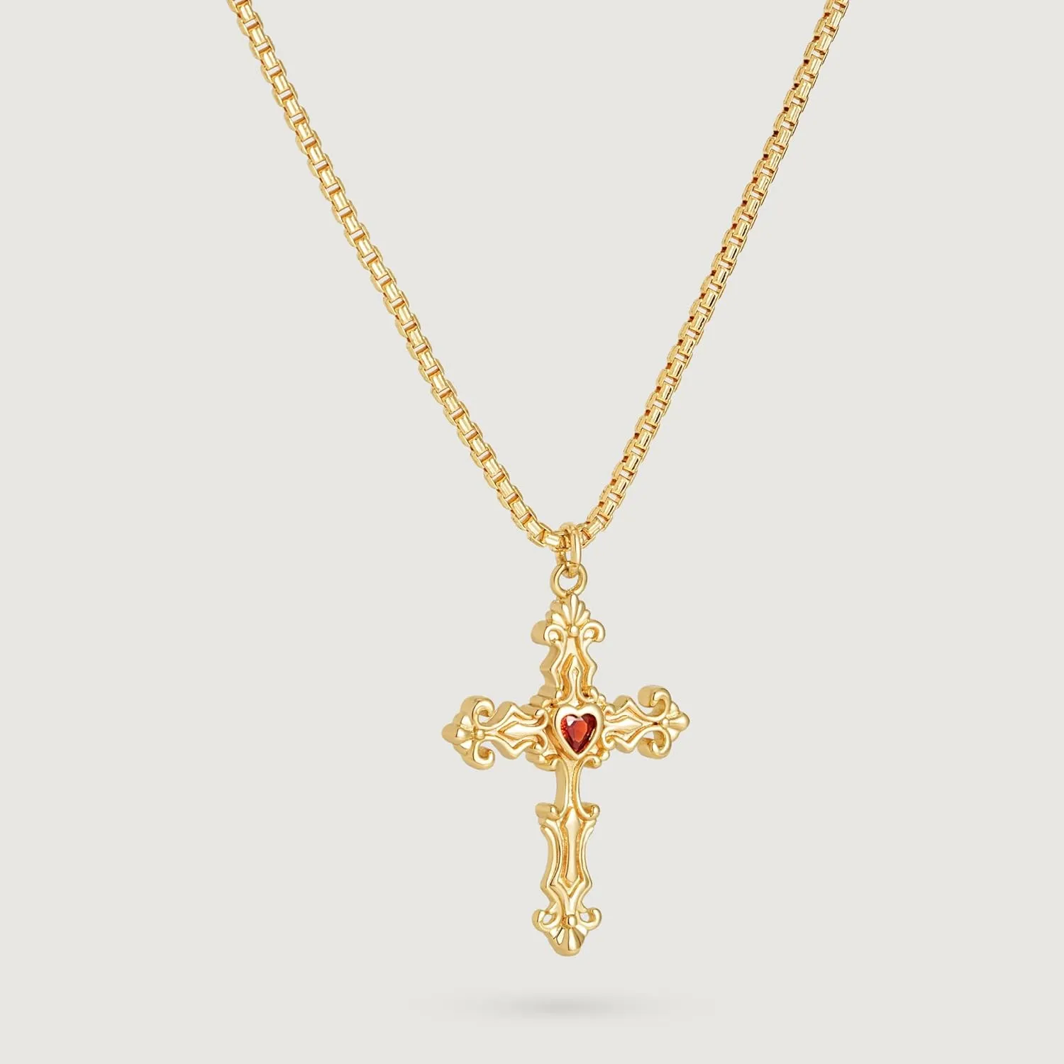 Cross Necklace for Women Trendy 14K Gold Plated Cubic Zirconia Cross Pendant Necklaces Handmade Christian Everyday Jewelry Gifts for Women