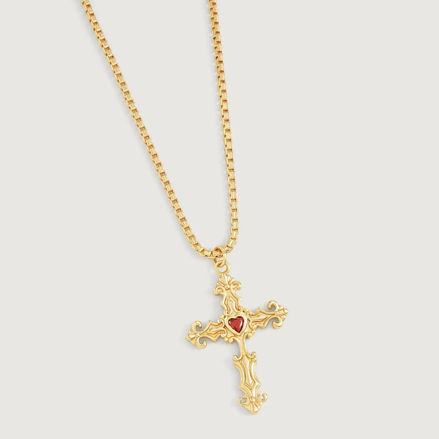 Cross Necklace for Women Trendy 14K Gold Plated Cubic Zirconia Cross Pendant Necklaces Handmade Christian Everyday Jewelry Gifts for Women