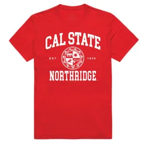 CSUN California State University Northridge Matadors NCAA Seal Tee T-Shirt Red