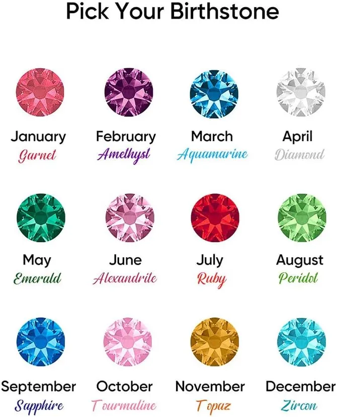 Custom Bracelets for Women Birthstone Bracelets Personalized Name Bracelet Birthday Gifts for Women Engraved Friendship Bracelets Mothers Day Christmas Mom Sister Bridesmaid Girlfriend 13th 18th 21st 30th