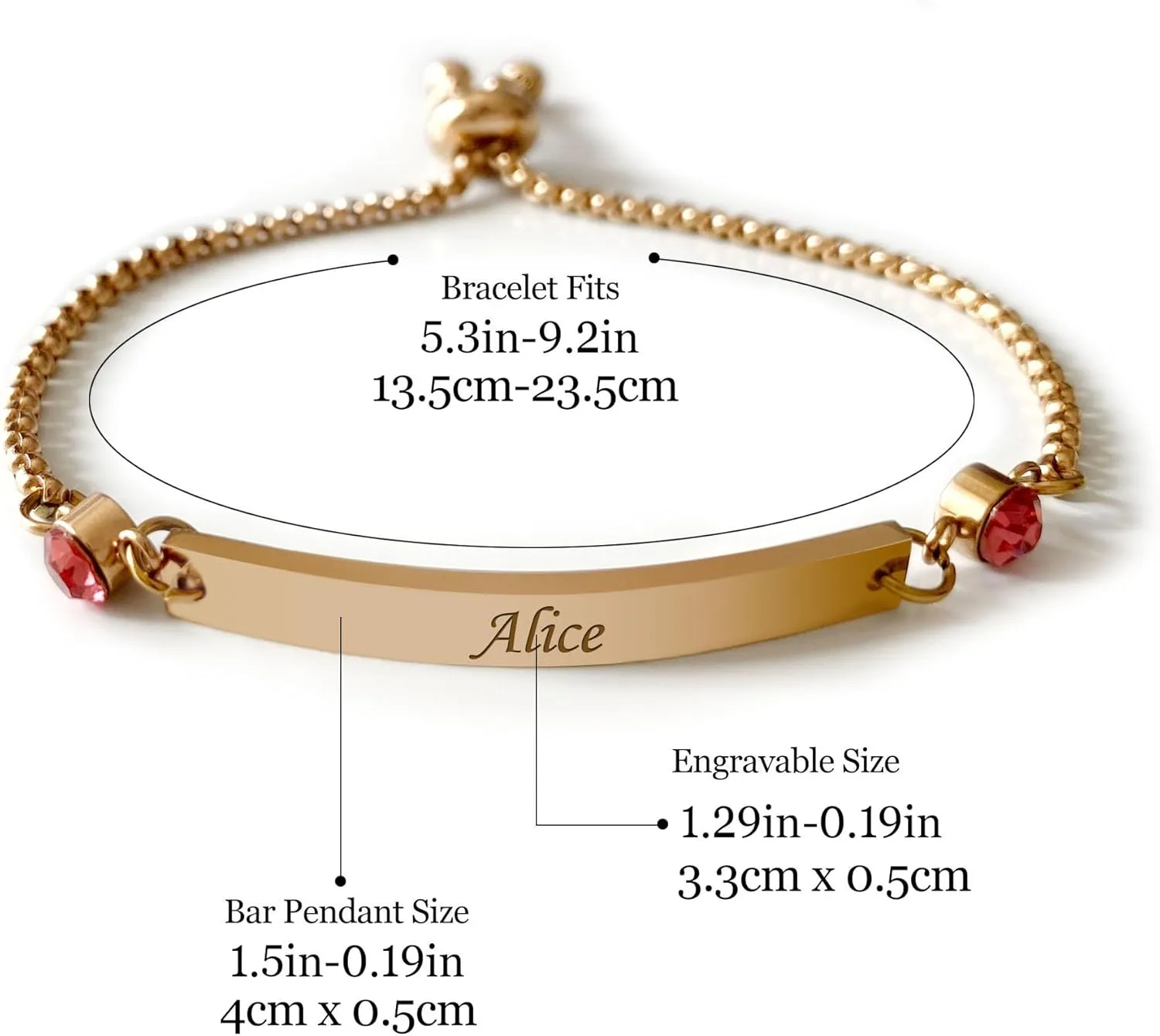 Custom Bracelets for Women Birthstone Bracelets Personalized Name Bracelet Birthday Gifts for Women Engraved Friendship Bracelets Mothers Day Christmas Mom Sister Bridesmaid Girlfriend 13th 18th 21st 30th