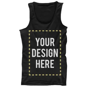 Custom Tank Top Photo Design Print Black Unisex Tanks