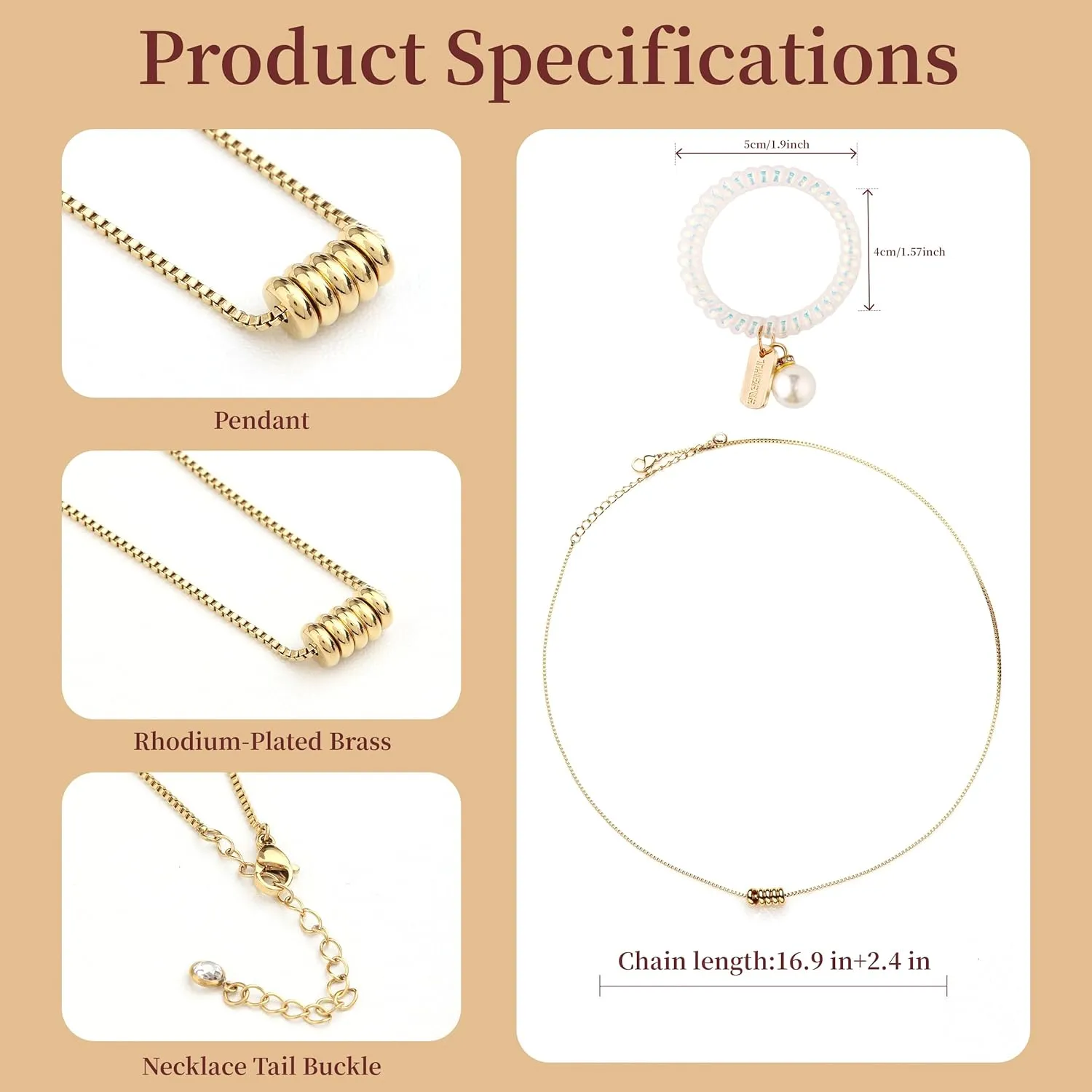 Cute Pendant Necklace for Women | 14k Gold & Silver Plated Dainty Necklace for Women with Bracelet | Small Love Waterproof Layered Necklaces for Women