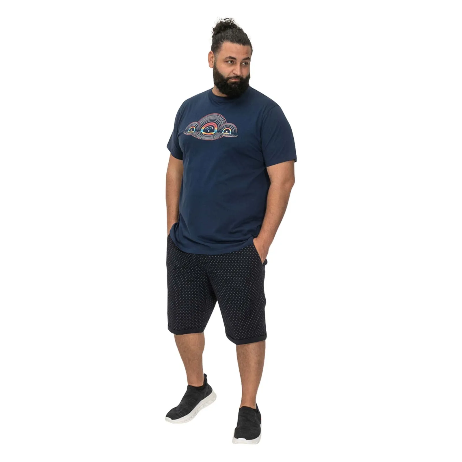 D555 Mens Cheltenham Big & Tall Graphic Short Sleeve T-Shirt