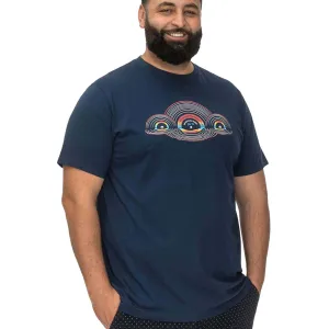 D555 Mens Cheltenham Big & Tall Graphic Short Sleeve T-Shirt
